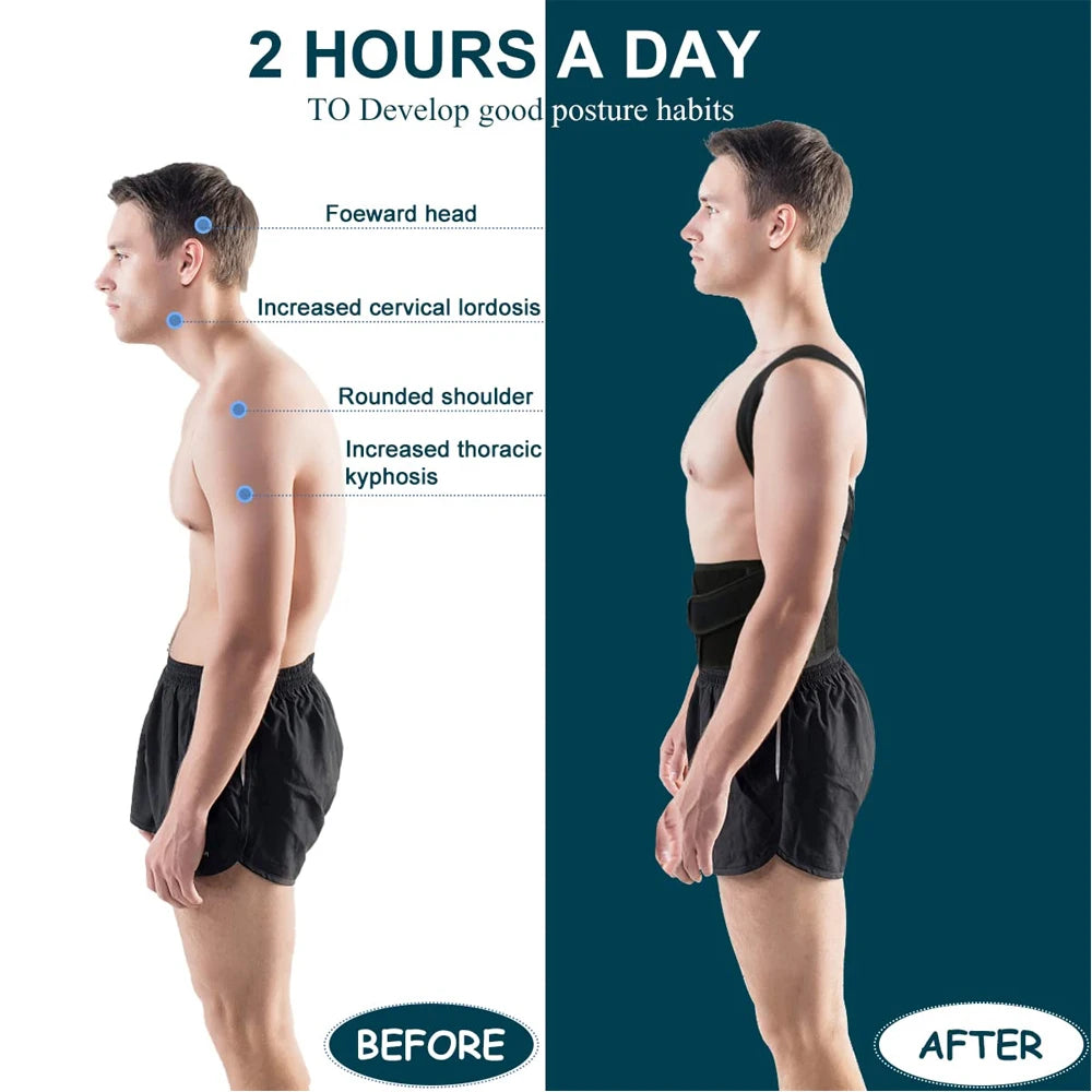 Back pain reduce | Posture Corrector | Back Spinal Support